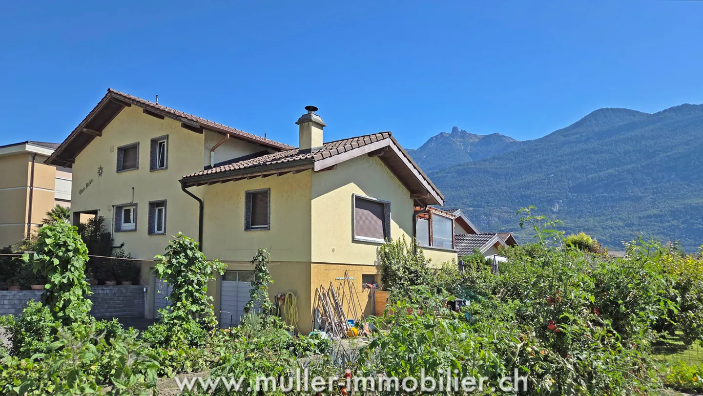 Grande propriété avec 2 appartements à Fully - Foto 8 di 10