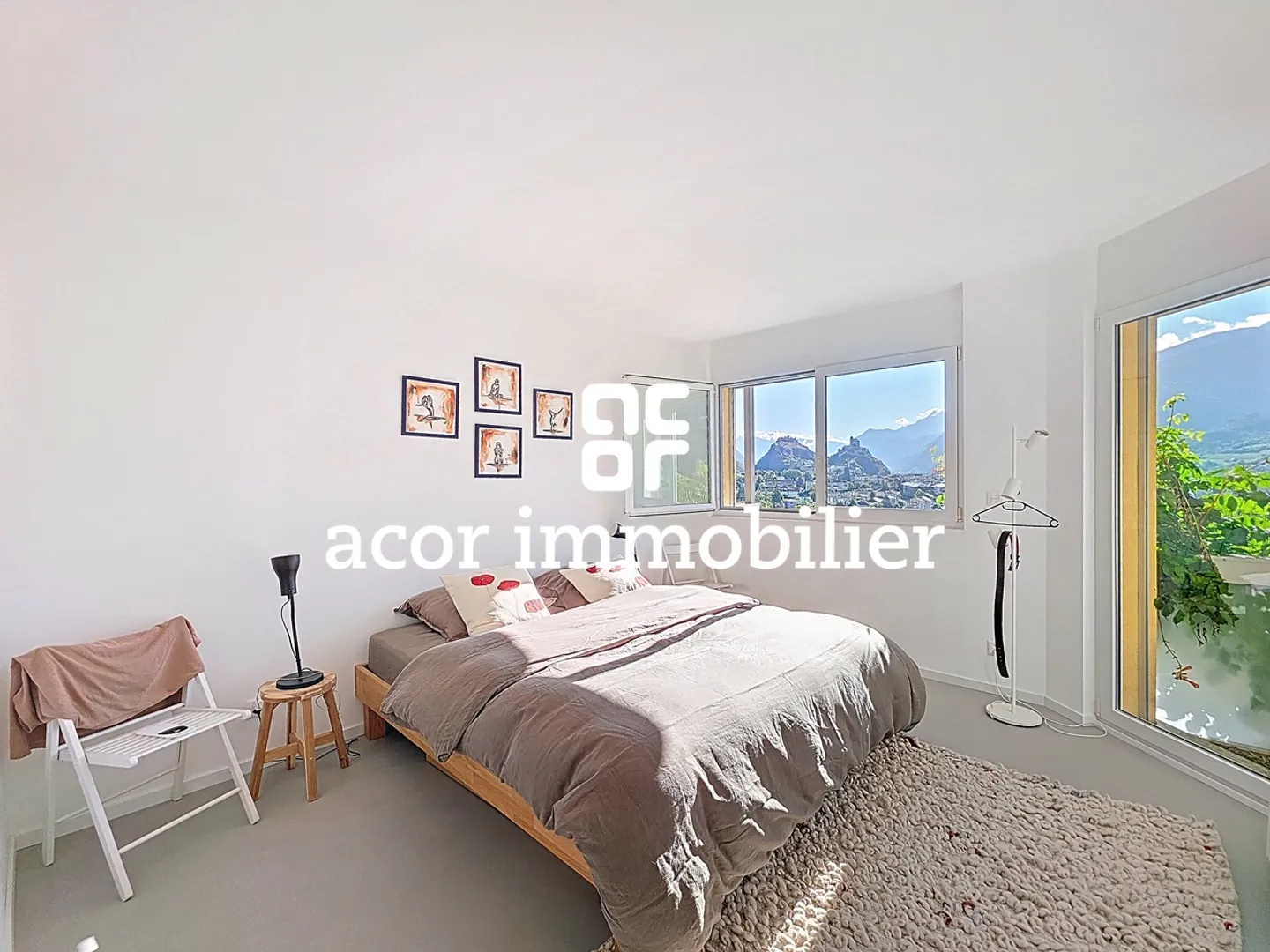 Apartment in Gravelone with stunning view of Sion and its castles - Photo 6 of 8