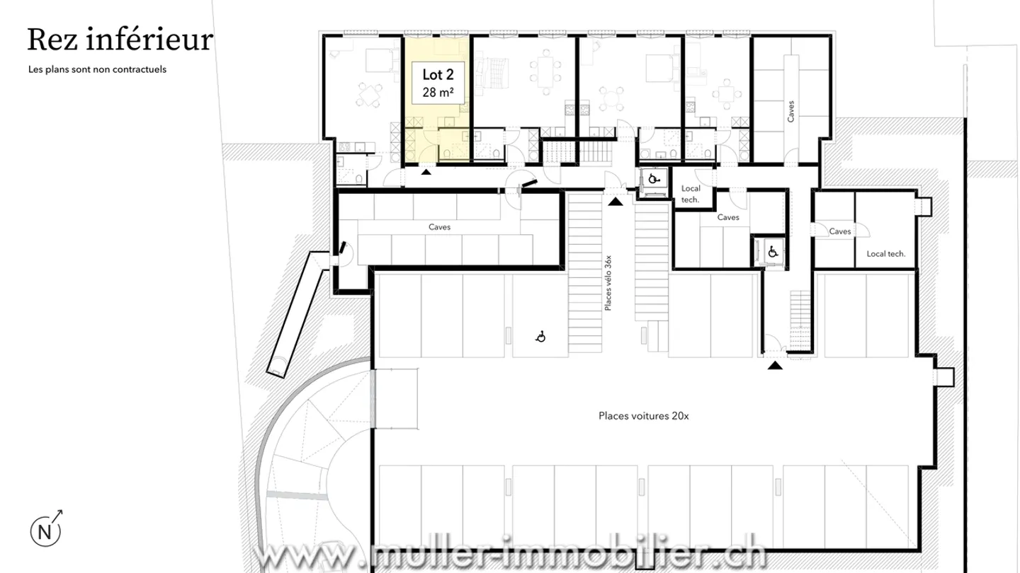 Beautiful bright studio without vis-à-vis, offering privacy and tranquility. - Photo 4 of 13