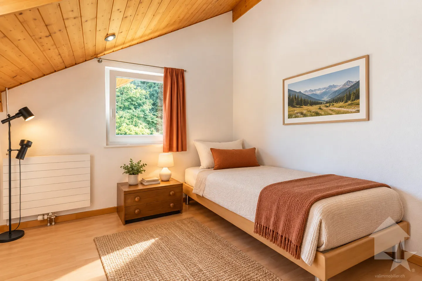 Choëx, Duplex mit 5,5 Zimmern im Dachgeschoss - Foto 12 von 13
