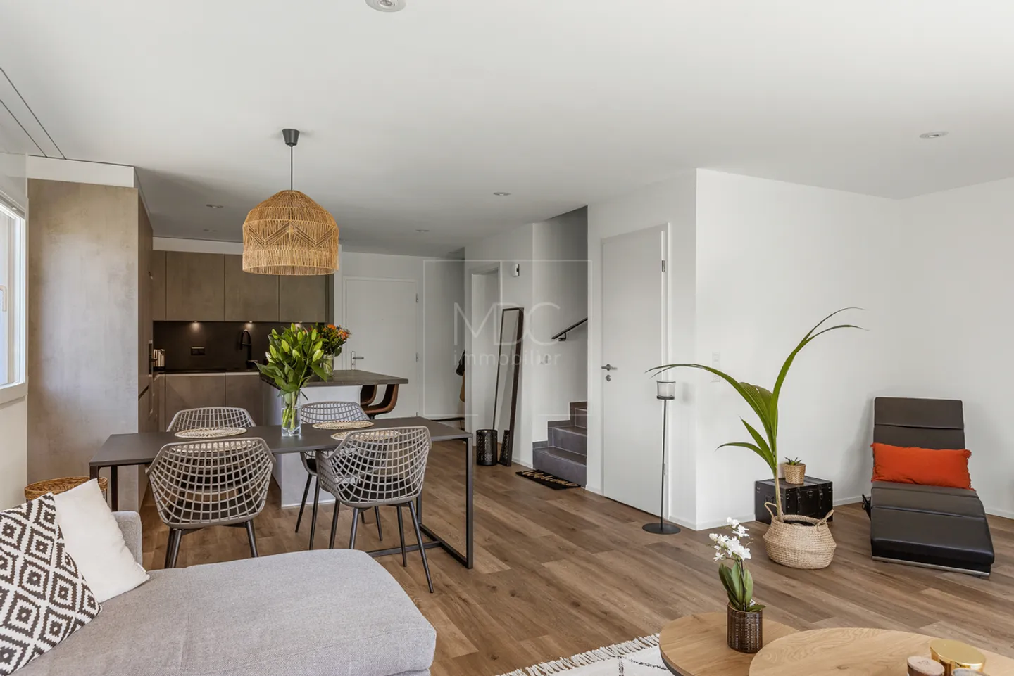 Wunderschöner Duplex in einem neuen Gebäude in Corminboeuf - Foto 6 von 13
