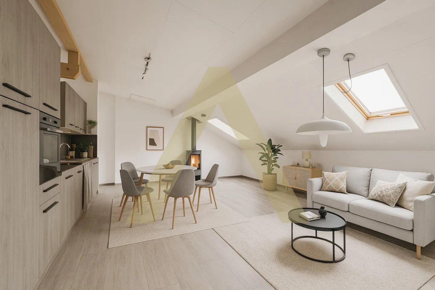 Kunst des Wohnens Appartement zwischen Weinberg und Genfersee - Foto 2 von 7