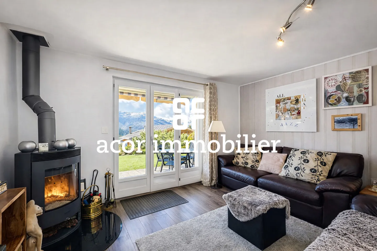 Charmante 3-Zimmer-Duplexwohnung in Verbier, Gartenebene, herrlicher Ausblick - Foto 1 von 7