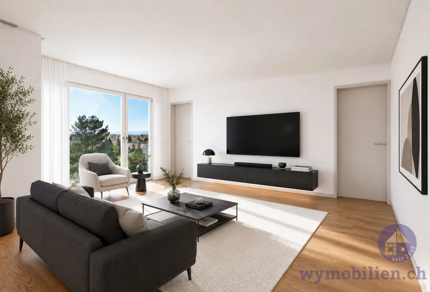 4.5-Zimmer-Neubauwohnung mit Weitblick in Kirchberg - Foto 6 di 13