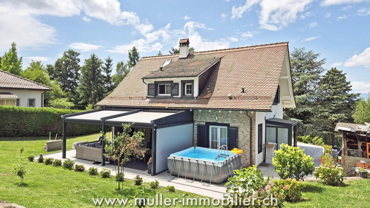 Wunderschöne individuelle Villa mit 6,5 Zimmern in Cugy VD - Foto 1 von 13