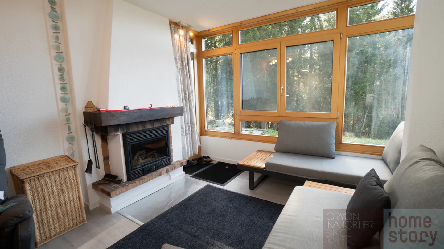 Alpe des Chaux: Renovierte 2-Zimmer-Wohnung, 200 m von den Pisten, überdachter Parkplatz - Foto 2 von 13