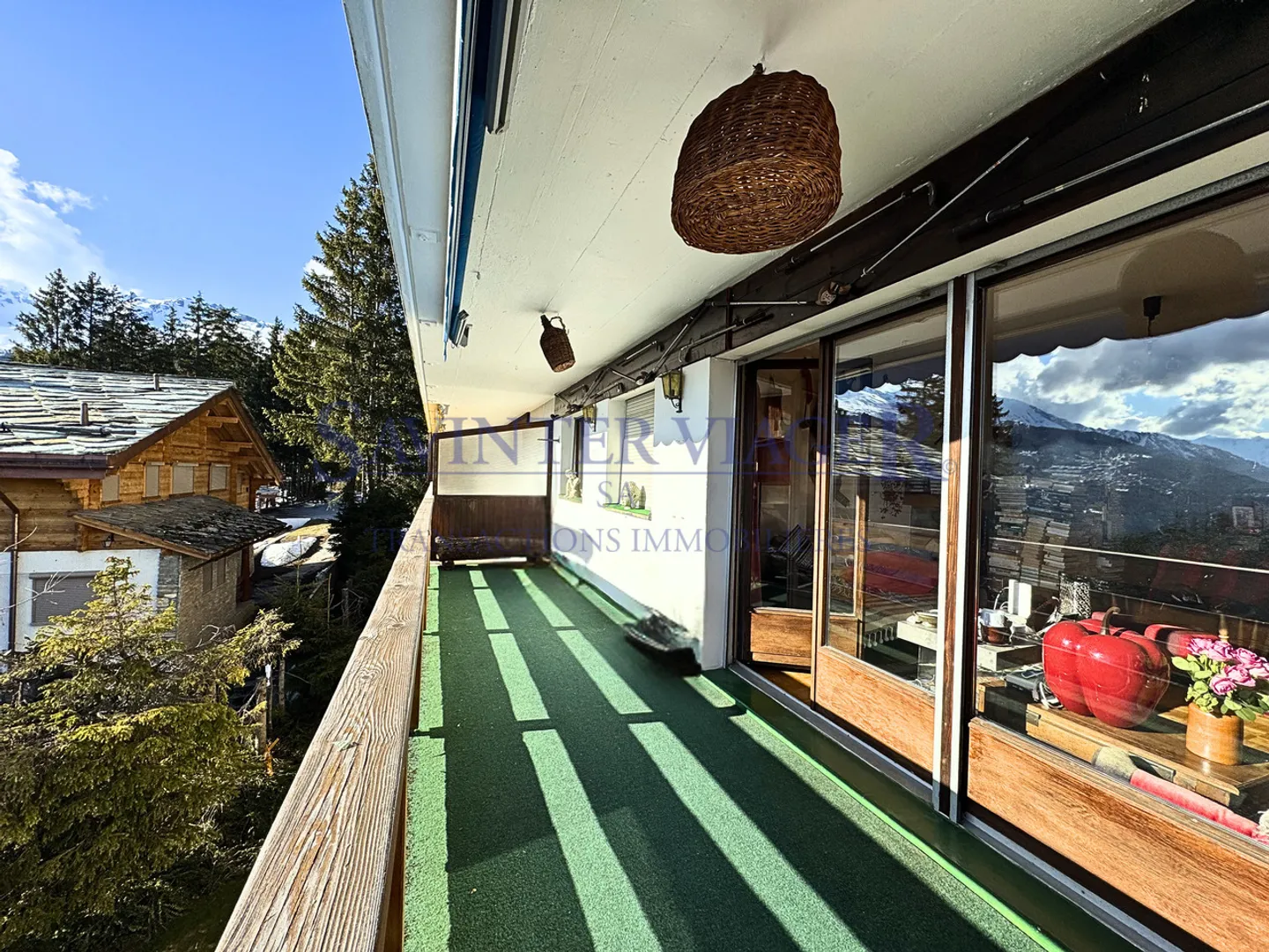 Magnificent view. Crans-Montana. Occupied Life Annuity. - Photo 10 of 13