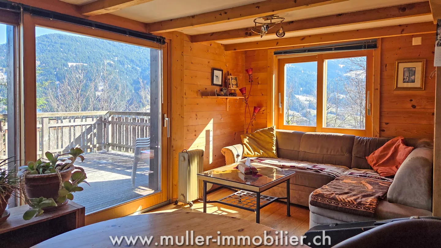Charming chalet with a magnificent view in Troistorrents - Photo 6 of 13