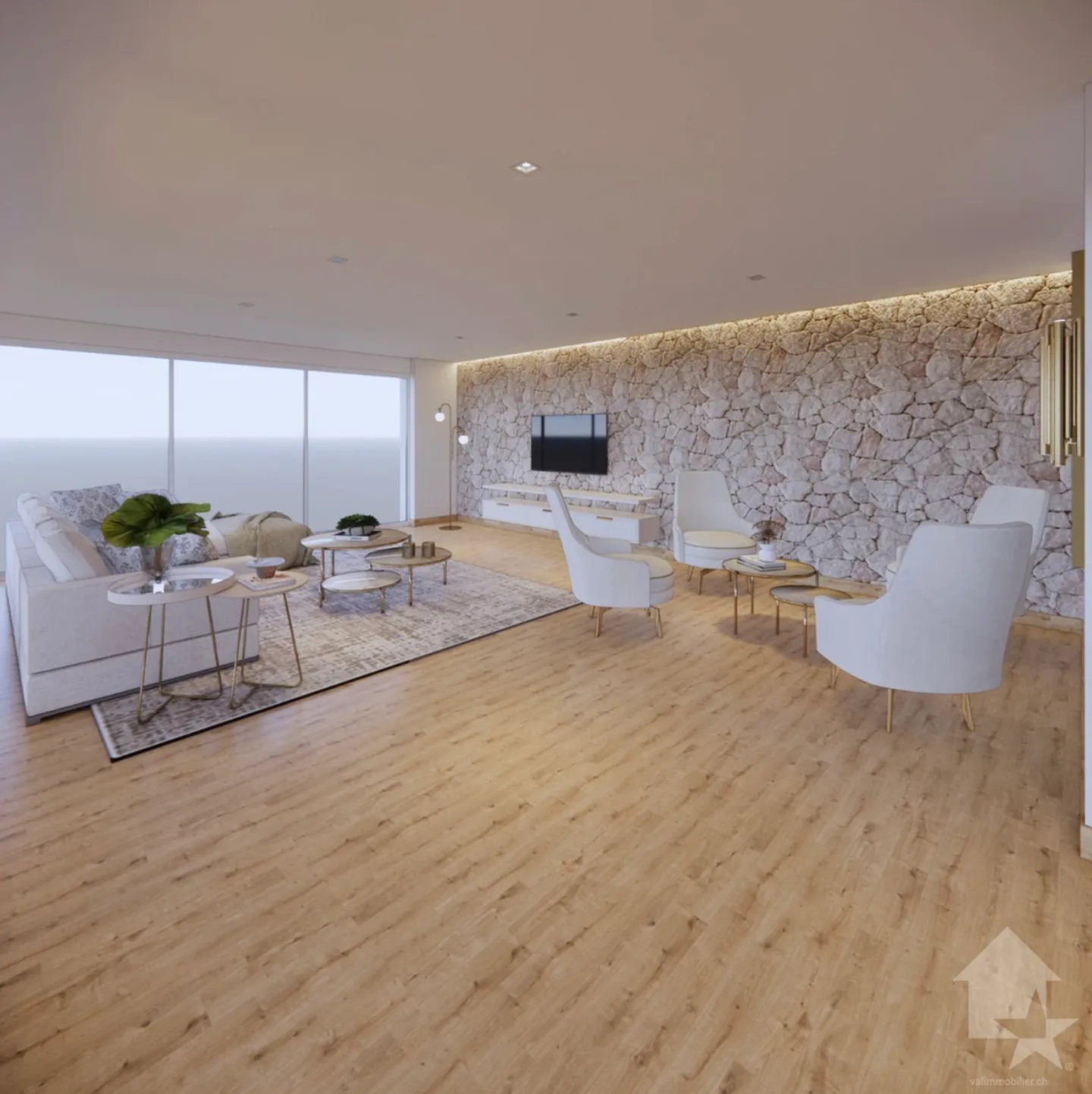 Attique moderne avec terrasse - Photo 7 sur 13