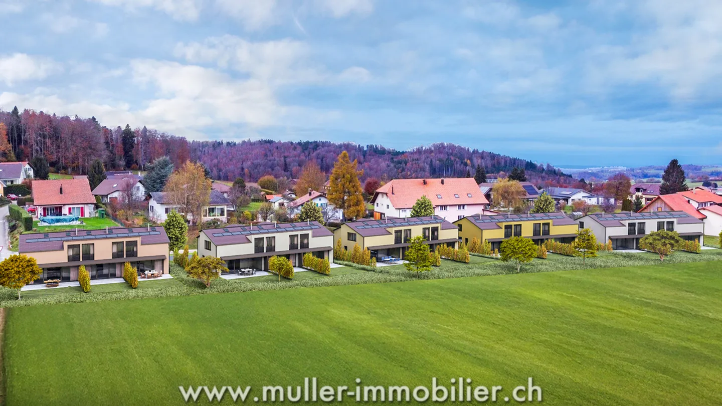 Magnifique Villa en bois avec vue sur les Préalpes - Foto 8 di 13