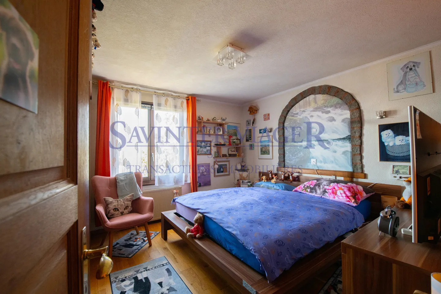 Ecublens - Charmante Villa im besetzten Leibrentenverkauf mit Seeblick - Foto 4 von 9