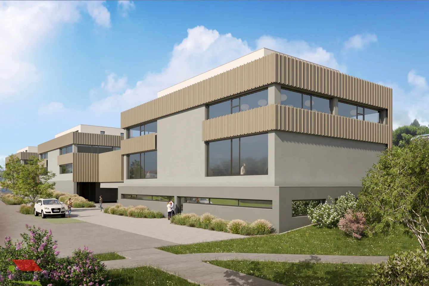 Le Mont - Bureau à louer de 120 m2 au 1er étage - Bâtiment Neuf - Photo 5 sur 6