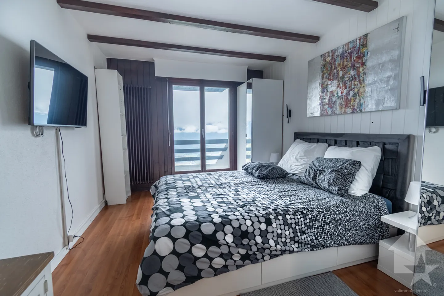 Torgon, 2 Zimmer mit Talblick in der Residenz Le Cleuset - Foto 3 von 13