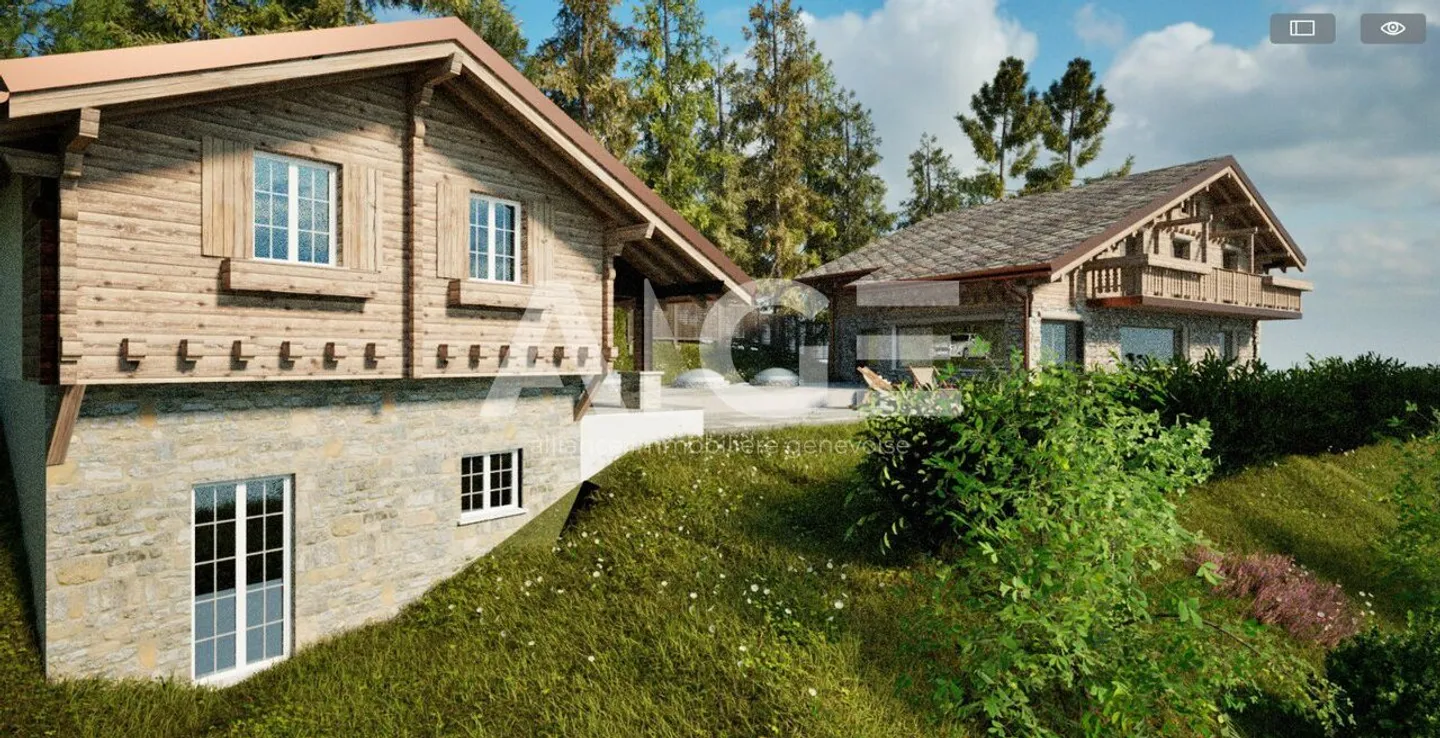 Magnifique chalet rénové avec piscine intérieure et vue panoramique - Foto 3 di 6