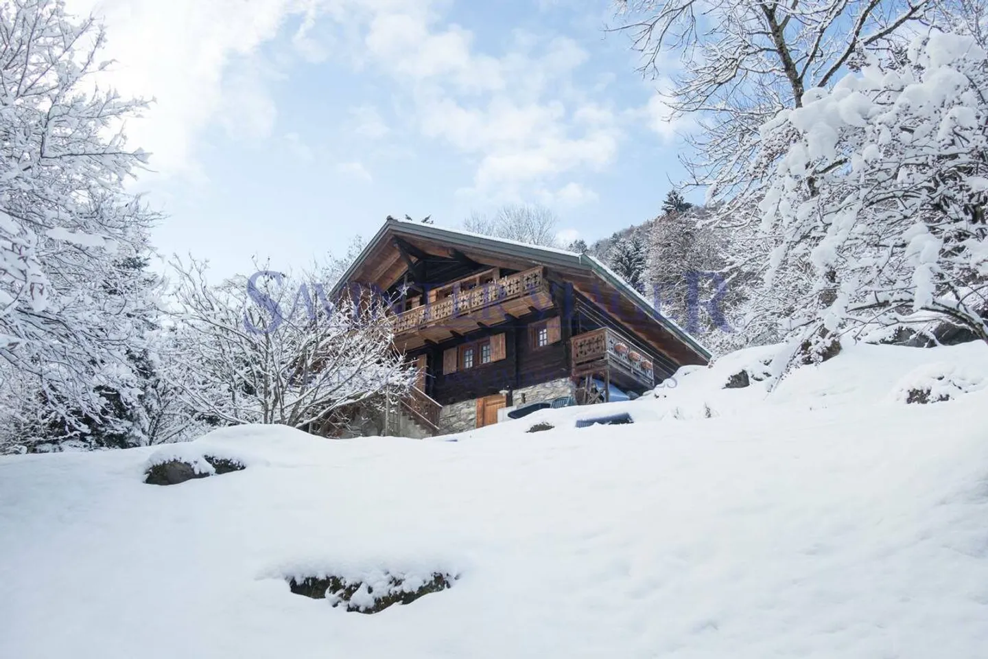 Val-d'Illiez, Für Naturliebhaber, wunderschönes Chalet in Leibrente - Foto 1 von 13