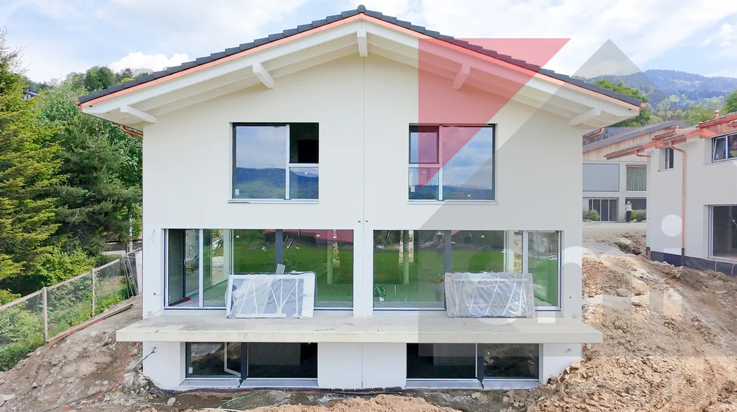 Eine neue 5,5-Zimmer-Villa in Corbières am Rande von landwirtschaftlichem Gebiet, mit Blick auf den See - Foto 4 von 8