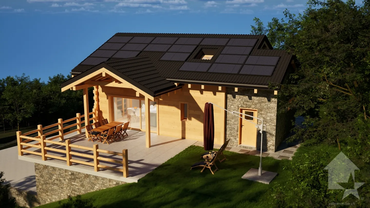 3 exceptional chalets to be built in an eco-neighborhood in La Tzoumaz - Photo 8 of 9
