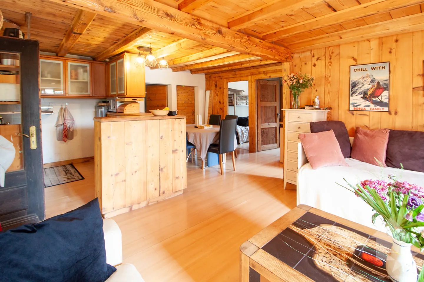 Appartement dans un petit chalet sur les Mayens de Conthey - Foto 3 di 12
