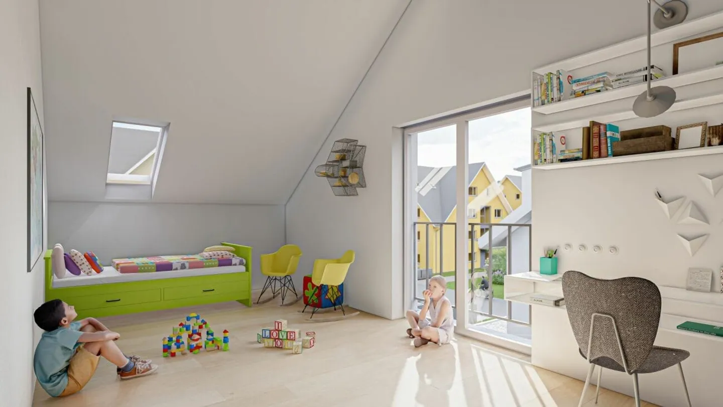 Casa bifamiliare di 6,5 stanze di nuova costruzione con giardino a Saland - Foto 8 di 9