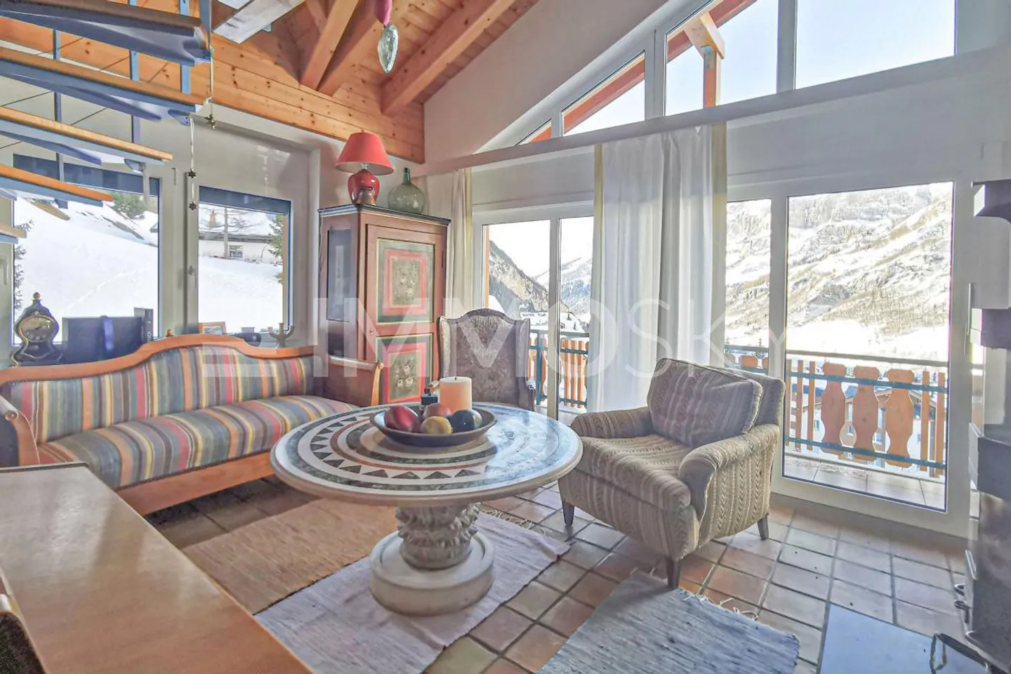 VIRTUAL TOUR Holiday Apartment 4.5 rooms in Leukerbad - Photo 1 of 5