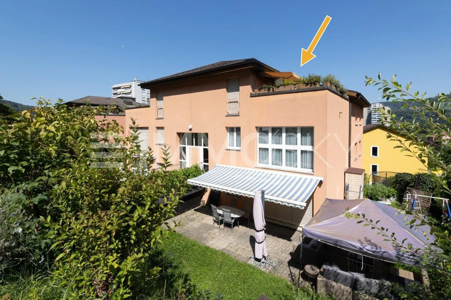 Stilvolles Duplex mit Terrassenblick - Foto 5 von 5