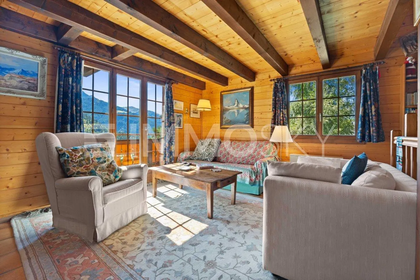 Halb-Chalet in Diablerets mit 4,5 Zimmern zu verkaufen - Foto 4 von 5