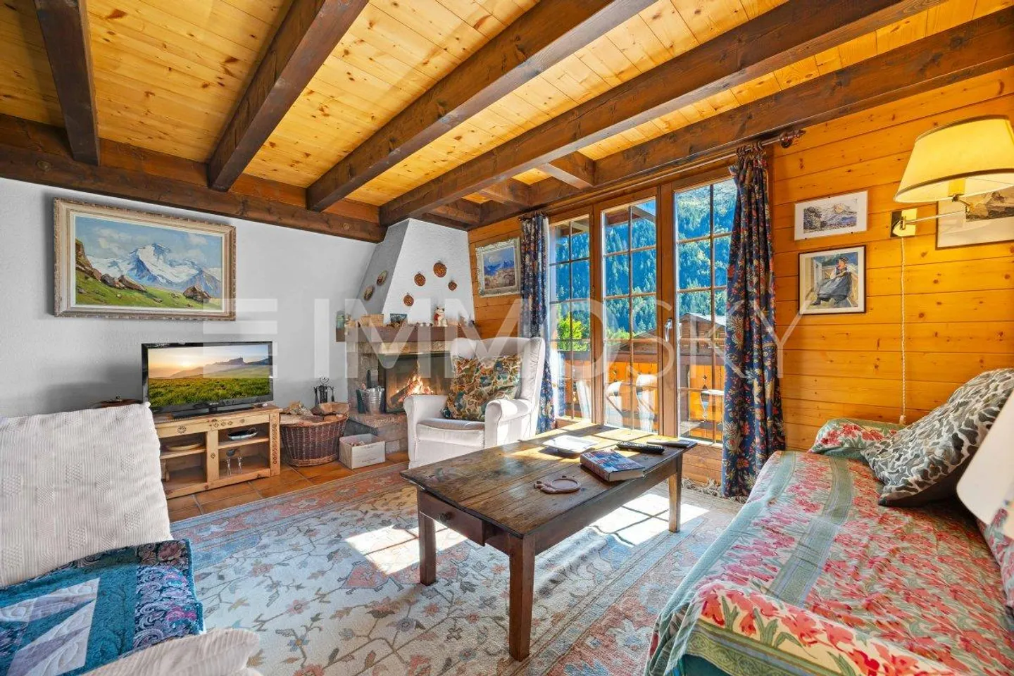 Halb-Chalet in Diablerets mit 4,5 Zimmern zu verkaufen - Foto 3 von 5