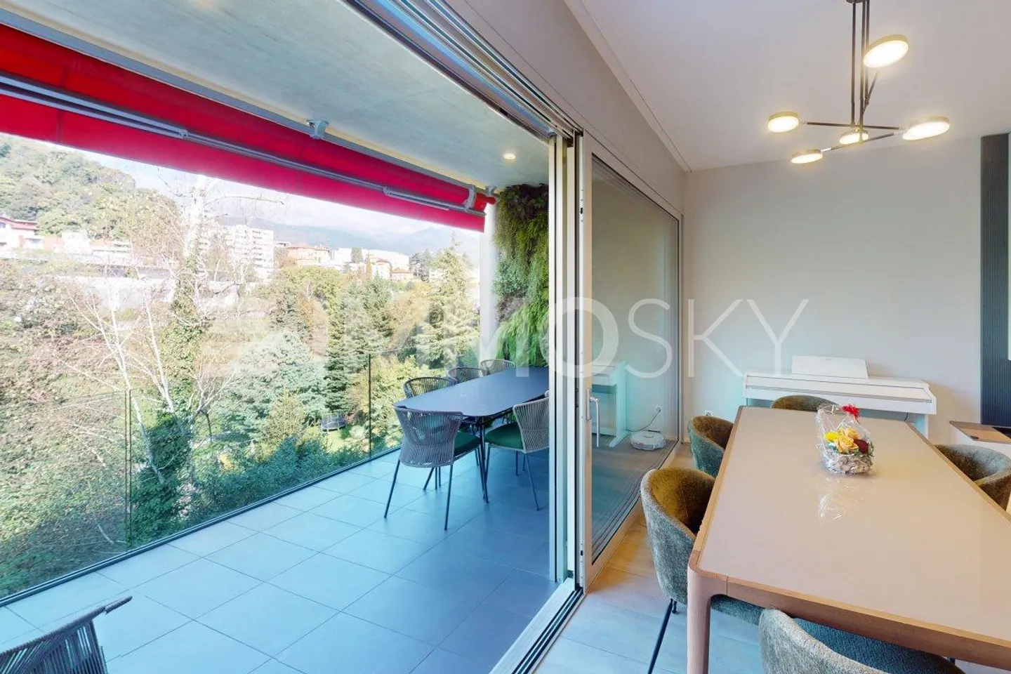 Raffinato appartamento panoramico nel cuore di Lugano - Photo 5 sur 5