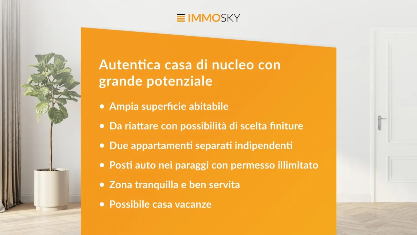 Autentica casa di nucleo con grande potenziale - Photo 1 of 1