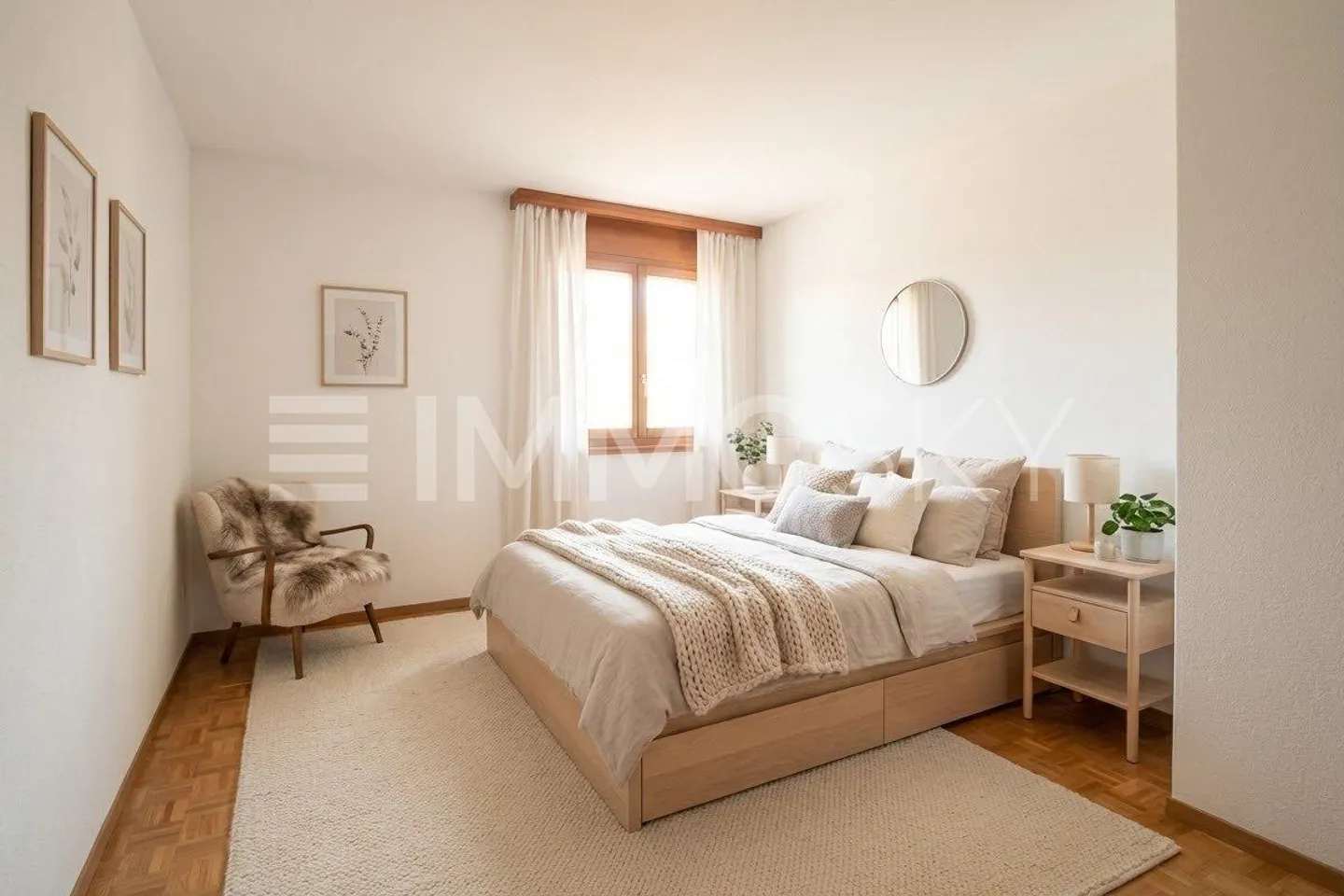 Appartement lumineux 2.5 pièces avec jardin privé - Photo 3 sur 5