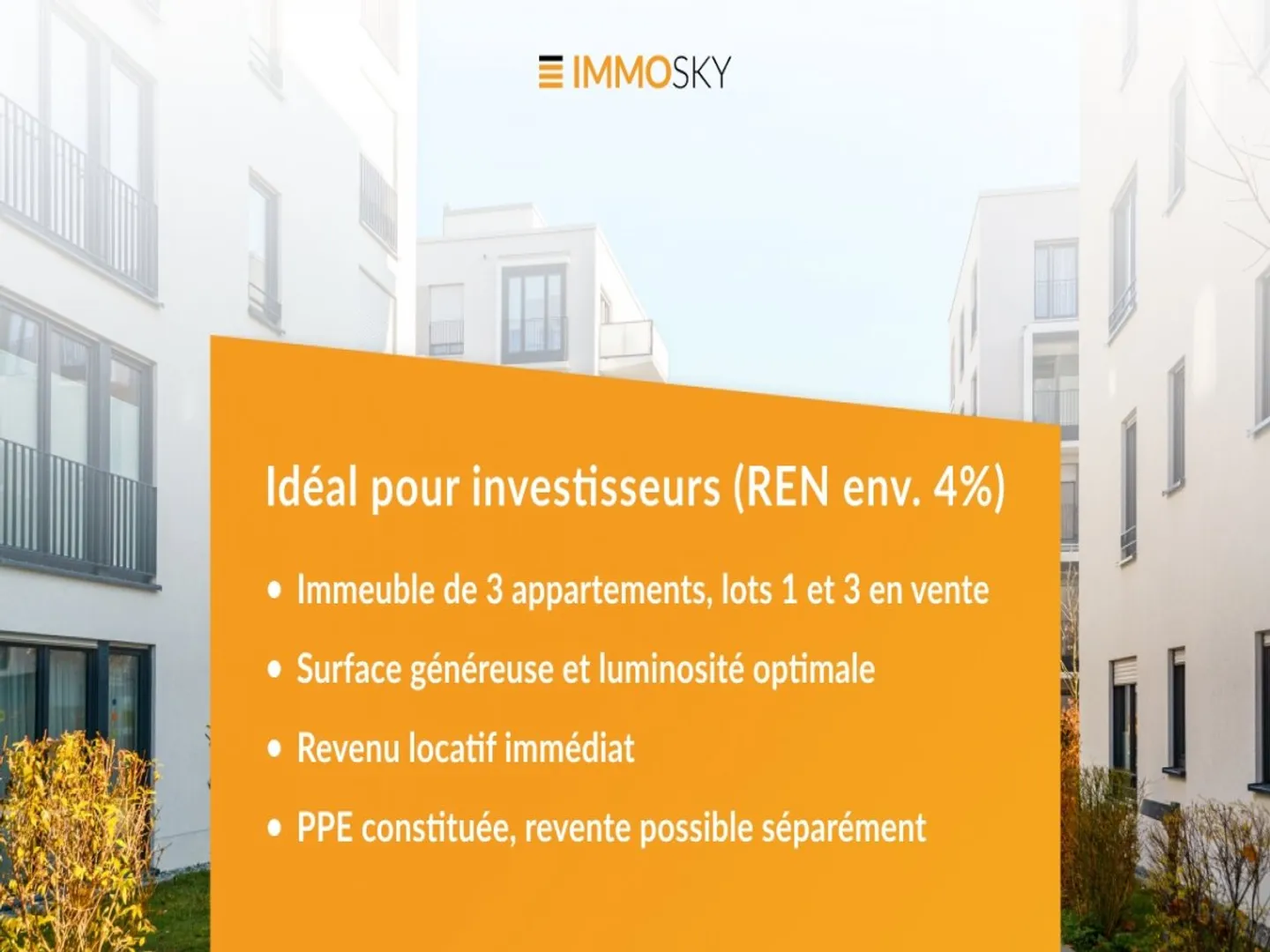 Per investitori, edificio a 4 min. da Avenches (REN circa 4%) - Foto 1 di 5