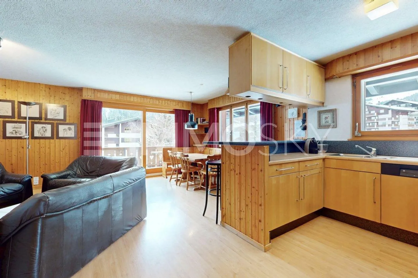 4.5-room apartment in the center of Morgins - Photo 1 of 5