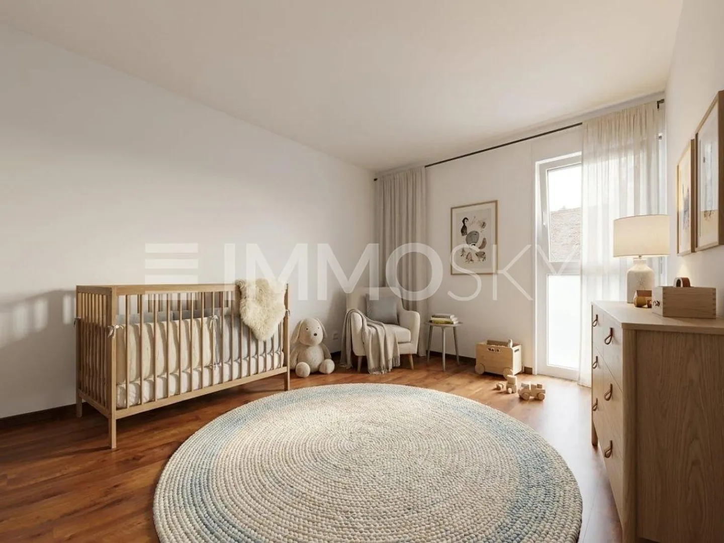 Beautiful 4.5-room apartment on the ground floor with garden - Photo 5 of 5