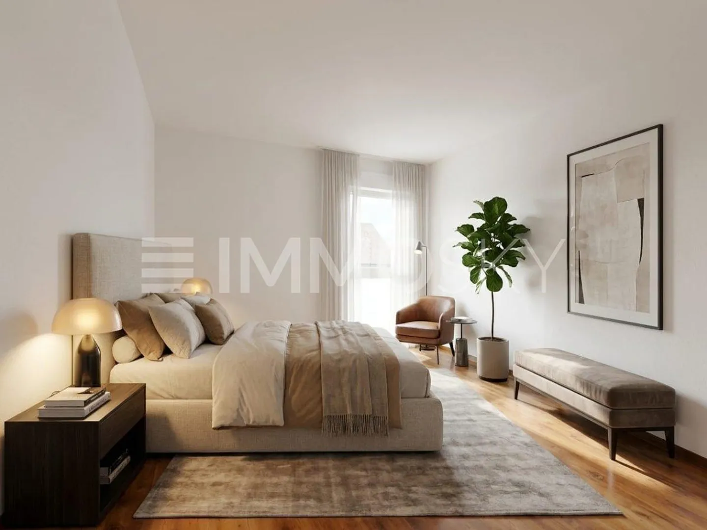Beautiful 4.5-room apartment on the ground floor with garden - Photo 4 of 5