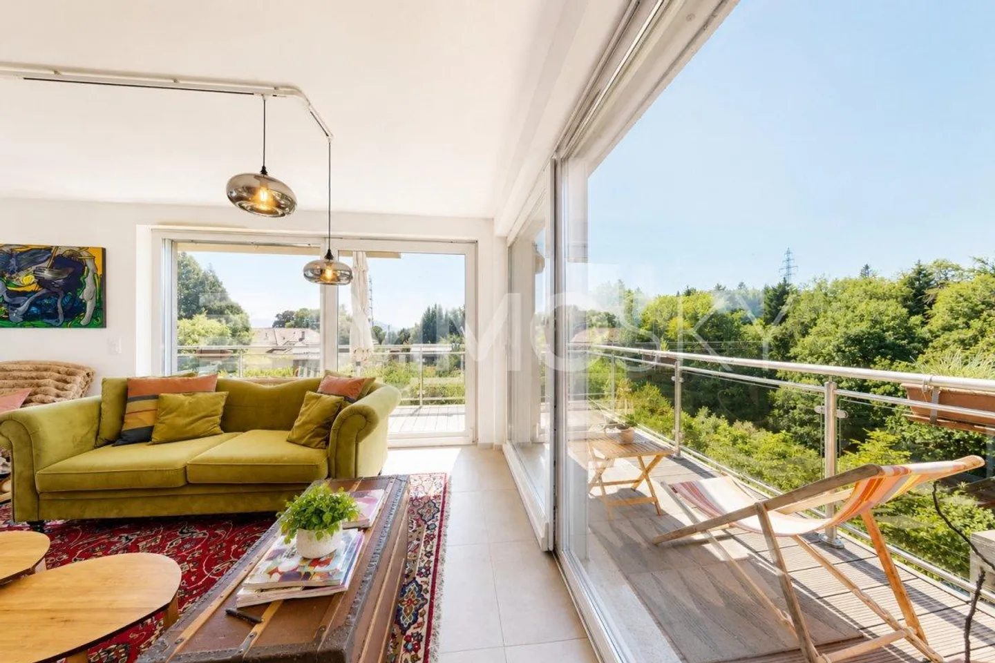 Lausanne: Magnificent 4.5 rooms with large balcony and view of the forest - Photo 1 of 5