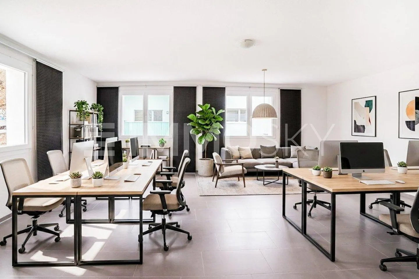 Flexibler Büroraum mit Terrasse - Foto 4 von 5