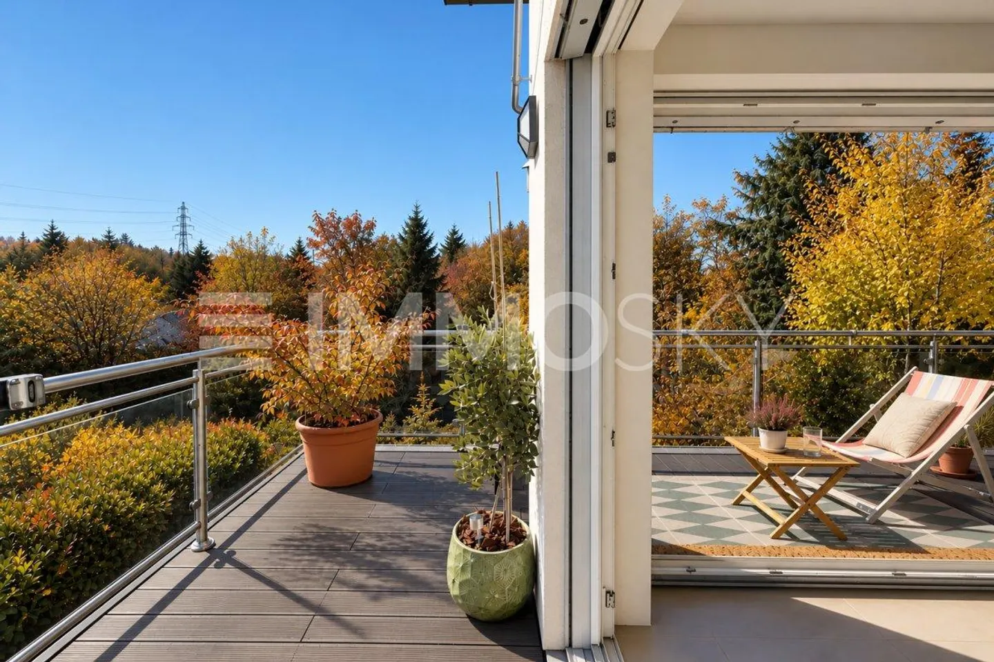 Lausanne: Magnificent 4.5 rooms with large balcony and view of the forest - Photo 2 of 5