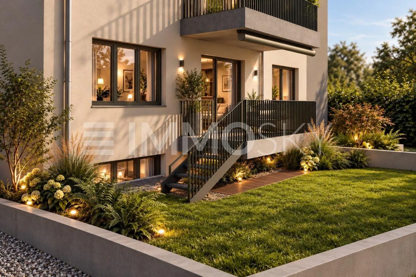 Stadtleben mit Grünblick  ein Zuhause mit Garten - Photo 1 sur 5