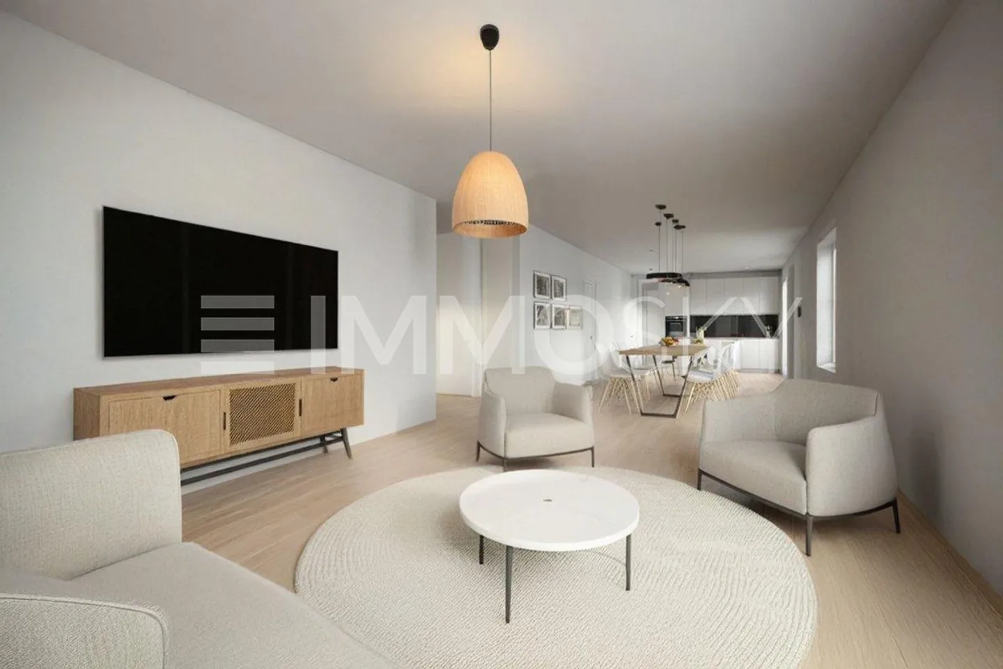 4.5 room apartment with 22m² loggia, 10 minutes from Payerne! - Photo 2 of 5