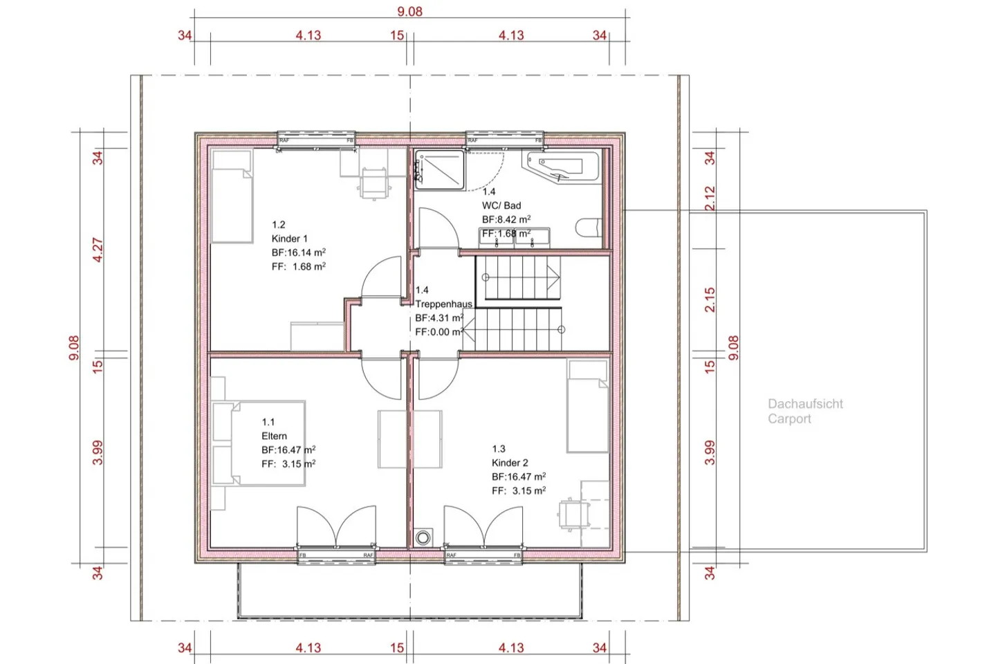 Maison individuelle neuve dans un quartier calme à Eggiwil - Photo 11 sur 13