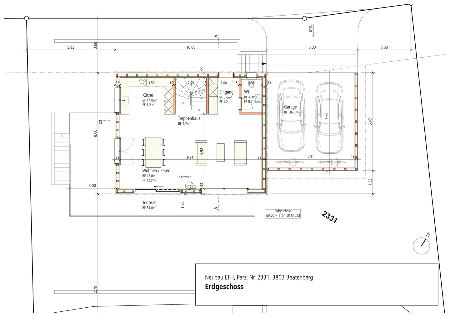 Building plot with single-family house preliminary project and wonderful mountain view - Photo 10 of 13