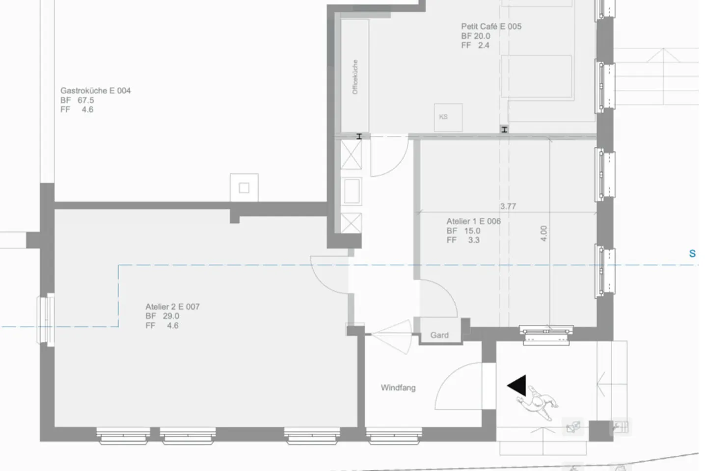 Commercial space in a central location for office, cosmetics/beauty studio or - Photo 3 of 4
