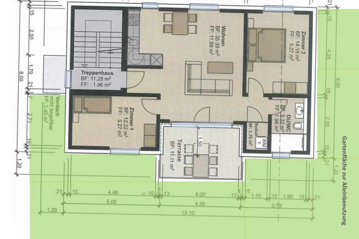 3.5-Zimmer-Gartenwohnung in Wolfwil - Erstbezug mieten - Photo 3 sur 4