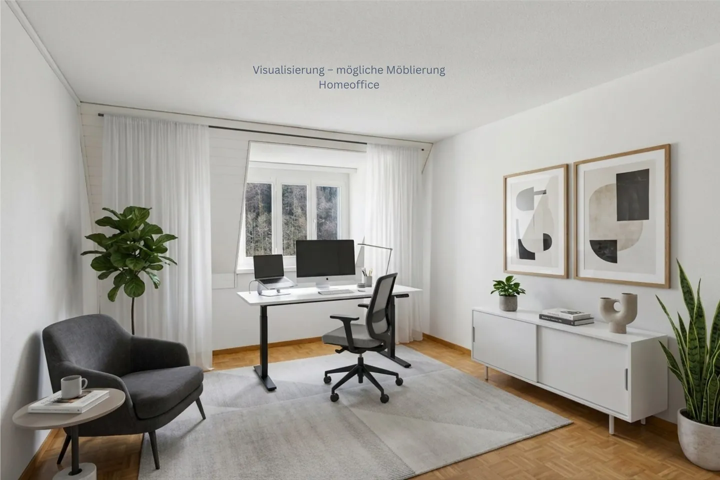 Spacious 5.5-room maisonette apartment. Lots of space. Many possibilities - A home with perspective - Photo 8 of 13