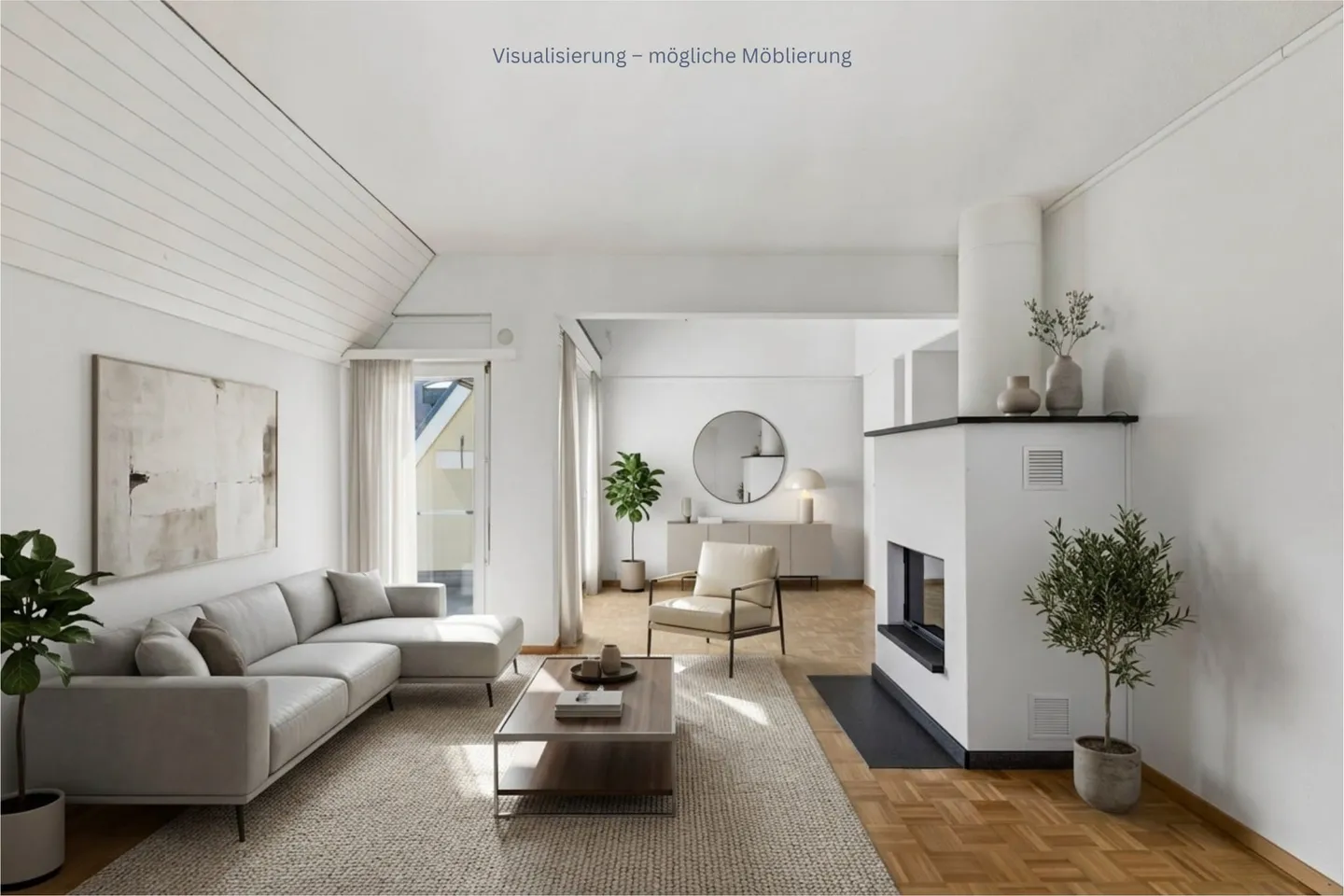 Spacious 5.5-room maisonette apartment. Lots of space. Many possibilities - A home with perspective - Photo 3 of 13