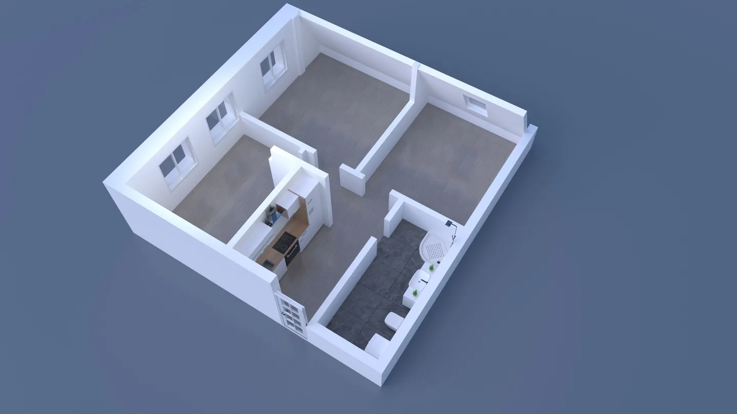 Beautiful, completely renovated, centrally located 3-room apartment in Erlinsbach near Aarau - Photo 6 of 6