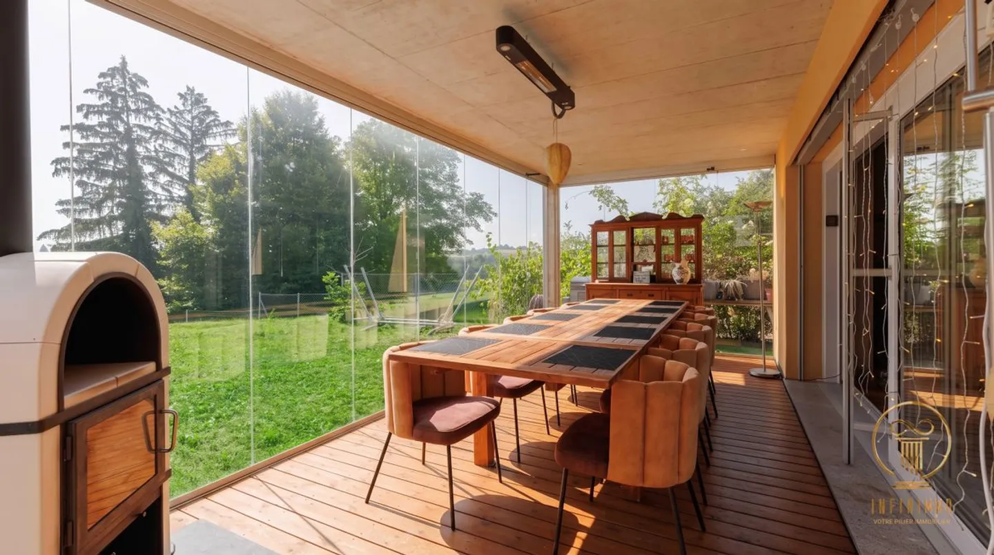 CARROUGE (VD), SELTENES OBJEKT! Einfamilienhaus mit 5,5 Zimmern und Blick auf den Moléson. - Foto 7 von 13