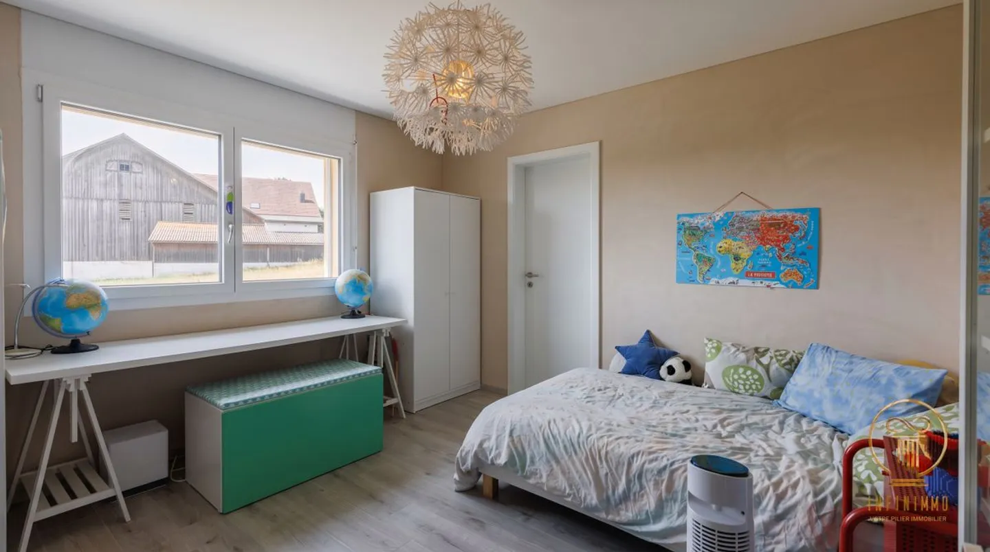 CARROUGE (VD), SELTENES OBJEKT! Einfamilienhaus mit 5,5 Zimmern und Blick auf den Moléson. - Foto 8 von 13
