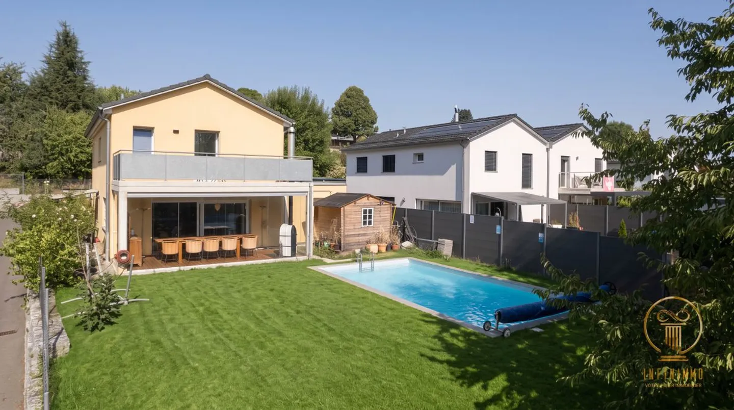 CARROUGE (VD), SELTENES OBJEKT! Einfamilienhaus mit 5,5 Zimmern und Blick auf den Moléson. - Foto 1 von 13