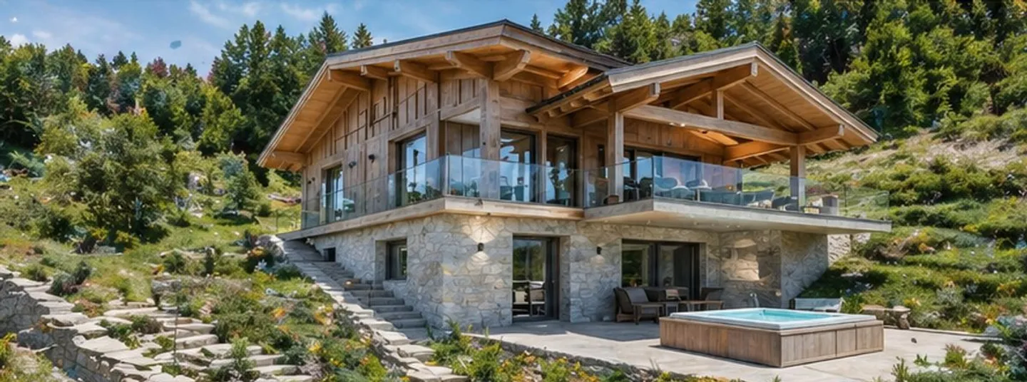 TZOUMAZ - Myosotis Luxury Chalet with Unobstructed View - Photo 1 of 9